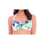 Haut de maillot de bain bandeau armatures fantasie bain bleu Haut de maillot de bain bandeau armatures fantasie bain bleu