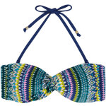 Haut de maillot de bain bandeau armatures multicolore Haut de maillot de bain bandeau armatures multicolore