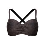 Haut de maillot de bain bandeau mousse armatures noir sans complexe bain Haut de maillot de bain bandeau mousse armatures noir sans complexe bain