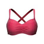 Haut de maillot de bain bandeau mousse armatures - rose Haut de maillot de bain bandeau mousse armatures - rose