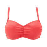 Haut de maillot de bain bandeau mousse avec armatures - rouge