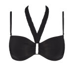 Haut de maillot de bain bandeau sans armatures - noir Haut de maillot de bain bandeau sans armatures - noir
