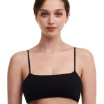 Haut de maillots de bain à coque amovible - noir Haut de maillots de bain à coque amovible - noir