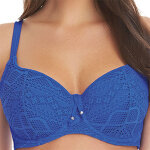 Haut de maillot de bain dcollet coeur padd  armatures bleu sundance
