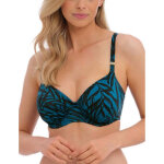 Haut de maillot de bain embo�tant armatures - bleu palmetto bay en nylon