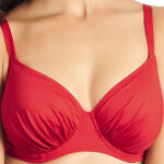 Haut de maillot de bain emboitant à armatures - rouge feu Haut de maillot de bain emboitant à armatures - rouge feu