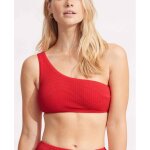 Haut de maillot de bain one shoulder - rouge seafolly