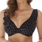 Haut de maillot de bain plongeant armatures noir jewel cove