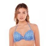 Haut de maillot de bain push - up - bleu brigitte bardot Haut de maillot de bain push - up - bleu brigitte bardot