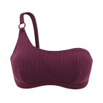 Haut de maillot de bain sans armatures - bordeau