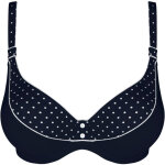 Haut de maillot de bain semi - emboîtant - bleu - tequila - imprimé plumetis Haut de maillot de bain semi - emboîtant - bleu - tequila - imprimé plumetis