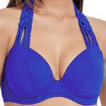 Haut de maillot de bain tour de cou  armatures bleu