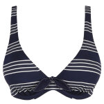 Haut de maillot de bain triangle armatures bleu