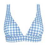 Haut de maillot de bain triangle bleu Haut de maillot de bain triangle bleu