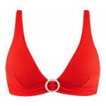 Haut de maillot de bain triangle coques amovibles - orange
