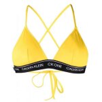 Haut de maillot de bain triangle - jaune calvin klein underwear