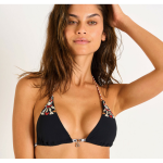 Haut de maillot de bain triangle - noir