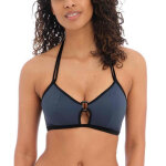 Haut de maillot de bain triangle sans armatures - bleu freya maillots en nylon Haut de maillot de bain triangle sans armatures - bleu freya maillots en nylon