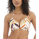 Haut de maillot de bain triangle sans armatures - multicolore shell island en nylon Haut de maillot de bain triangle sans armatures - multicolore shell island en nylon