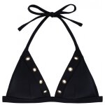 Haut de maillot de bain triangle sans armatures noirnakuru Haut de maillot de bain triangle sans armatures noirnakuru