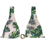 Haut de maillot de bain triangle sans armatures vert