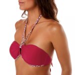 Haut de maillot bandeau marguerite brigitte bardot - rouge Haut de maillot bandeau marguerite brigitte bardot - rouge