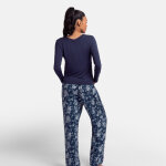 Haut de pyjama bleu