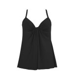 Haut de tankini gainant noir