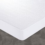 Housse alse bouclette impermeable standard blanc
