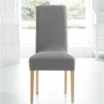 Housse de chaise extensible tissage en relief becquet