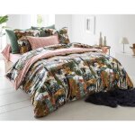 Housse de couette 140x200 patcharbre multicolore en coton