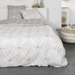 Housse de couette en coton 260 x 240 cm flanelle 1. 13 beige