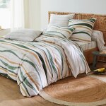Housse de couette coton floflo - beige