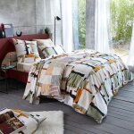 Housse de couette coton r�versible arnaud - beige