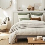 Housse de couette en flanelle de coton, equilibre