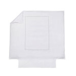 Housse de couette en percale de coton histoire marine blanc Housse de couette en percale de coton histoire marine blanc