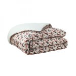 Housse de couette imprim�e en percale de coton, murmure
