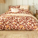 Housse de couette paulette beige