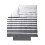 Housse de couette percale grand large acier Housse de couette percale grand large acier