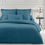 Housse de couette polycoton tertio ; - bleu - canard
