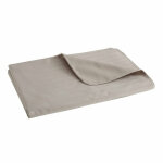 Housse de couette satin de coton jacquard divine blanc des vosges - chanvre Housse de couette satin de coton jacquard divine blanc des vosges - chanvre