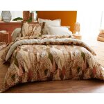 Housse de couette skinny multicolore en coton