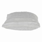 Housse de coussin 45 x 45 cm fausse fourrure blanc Housse de coussin 45 x 45 cm fausse fourrure blanc