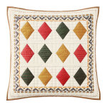 Housse de coussin adana boutis ethnique orange poterie