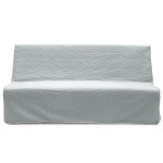 Housse de coussin carr� grise allos clic clac