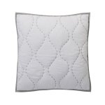 Housse de coussin en coton clb. seasea - bleu gris�