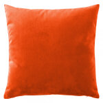 Housse de coussin lin lavé - orange Housse de coussin lin lavé - orange