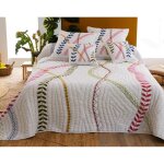 Housse de coussin livia blanc en coton Housse de coussin livia blanc en coton