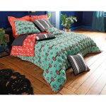 Housse de coussin mako - vert