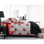 Housse de coussin meghan - noir